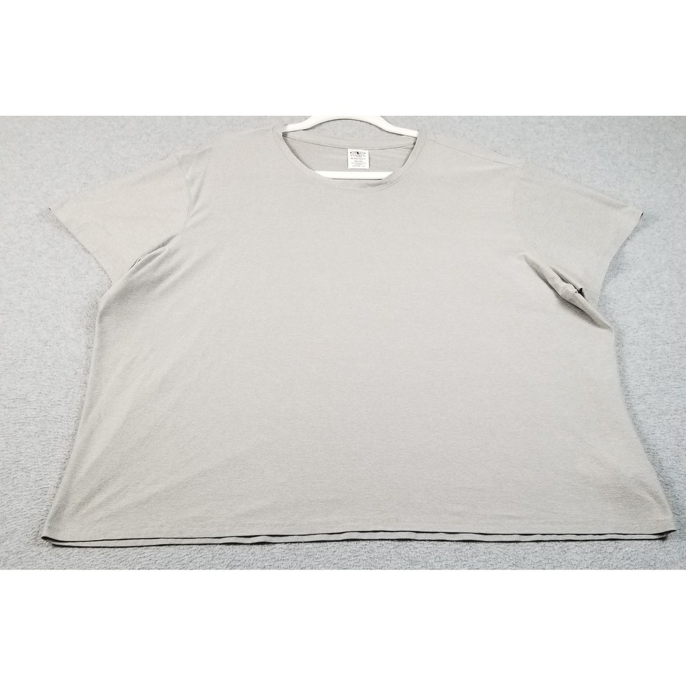 Athletic Works T-Shirt‎ Women XXL 2XL Gray Butter Core Short Sleeve Active Top